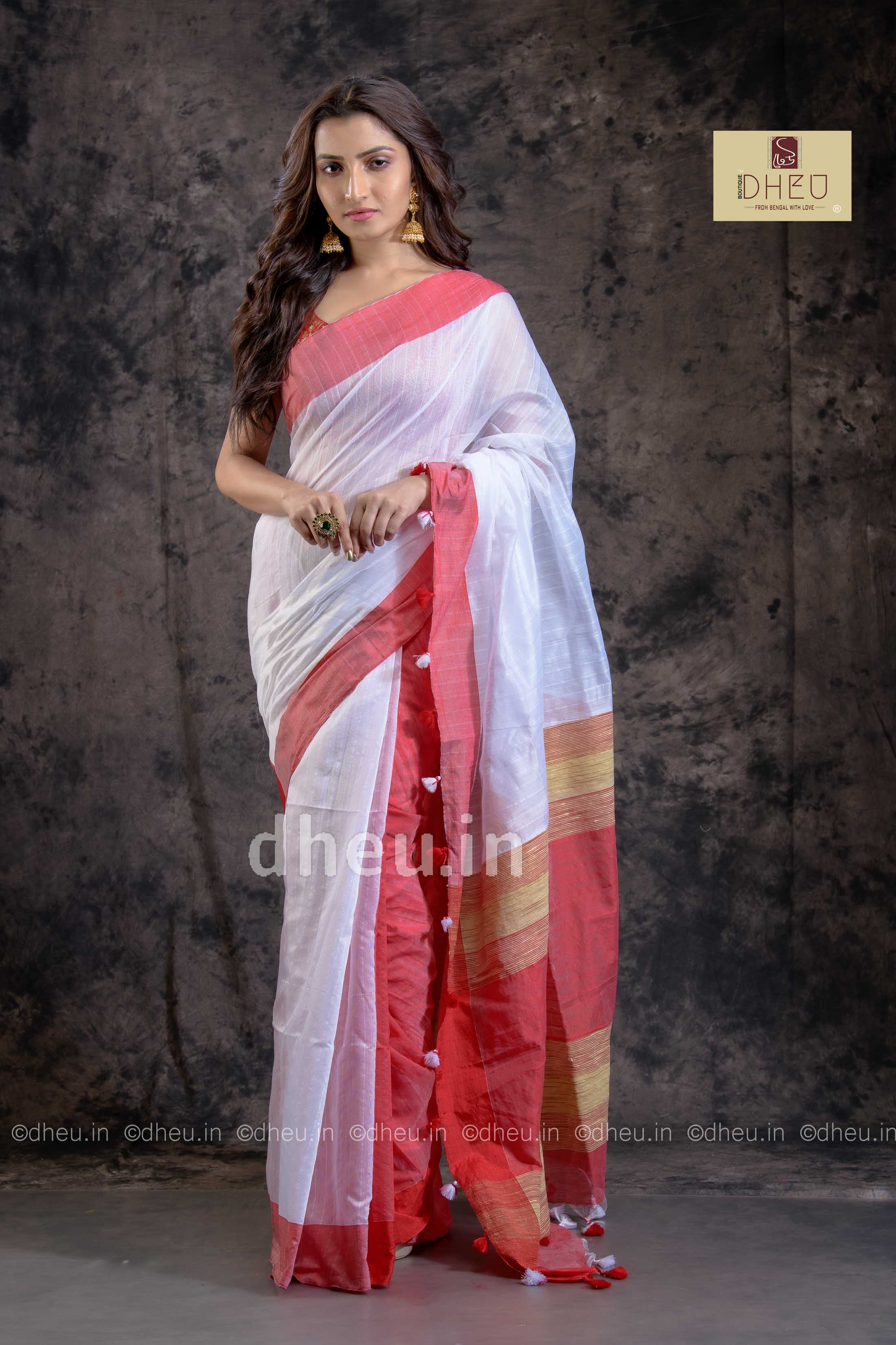 Bengal Handloom Saree | Dheu