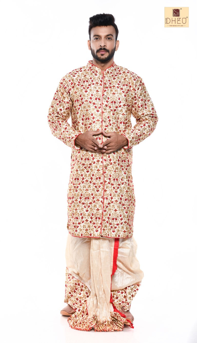 Wedding Story Dheu Designer Dhoti Optional Kurta Set Dheu