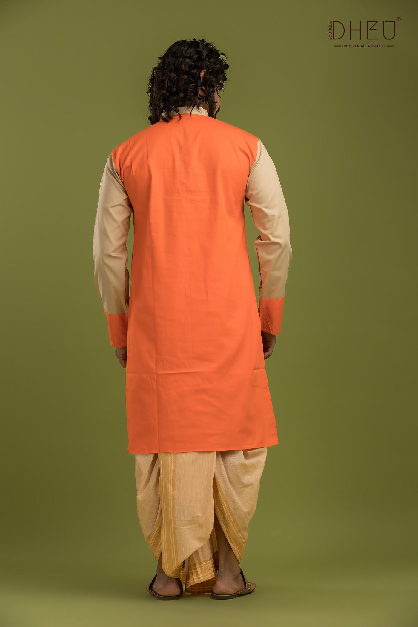 Casual Style Kurta-Dhoti Full Set