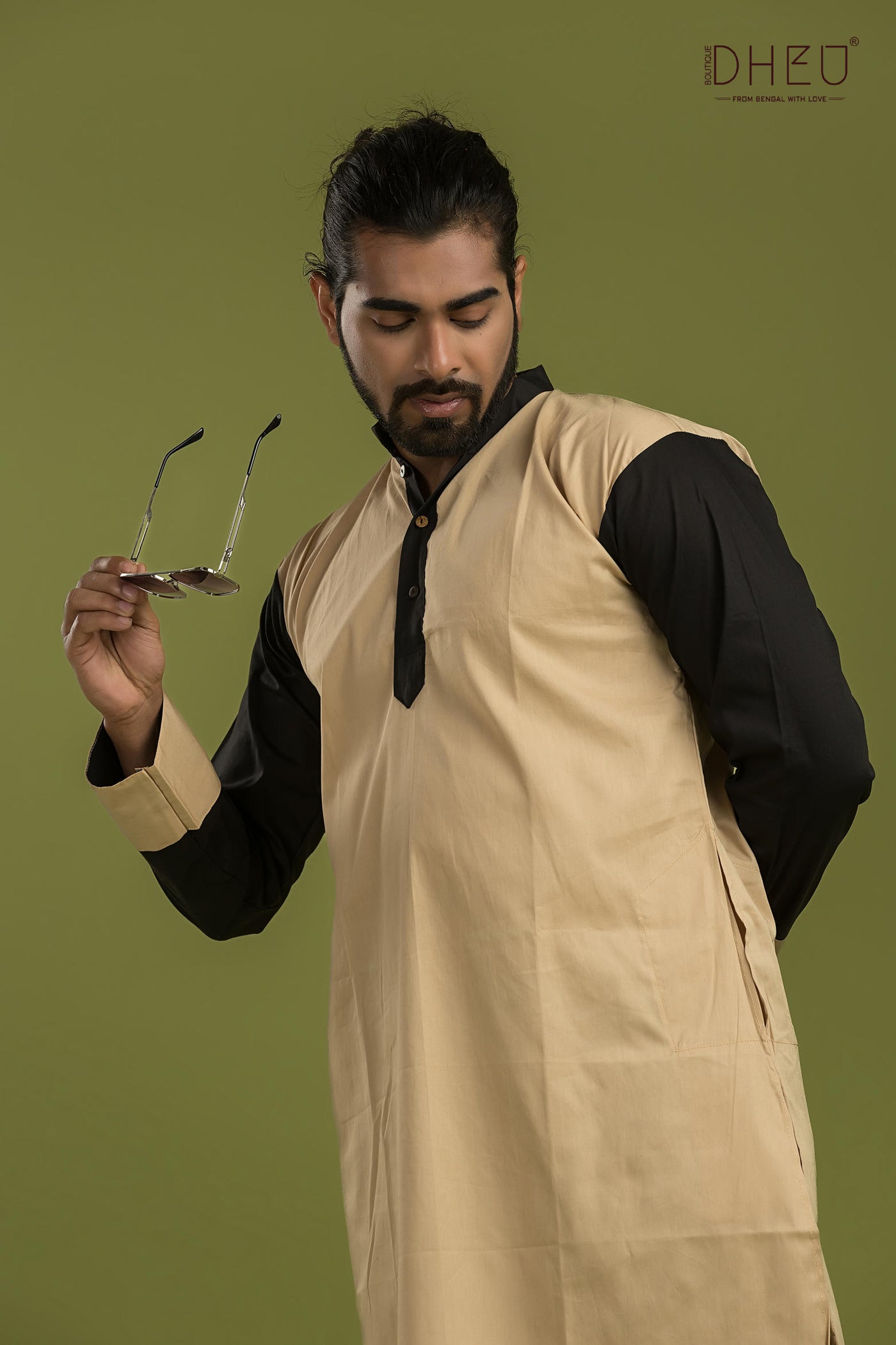 Casual Style Kurta-Dhoti Full Set