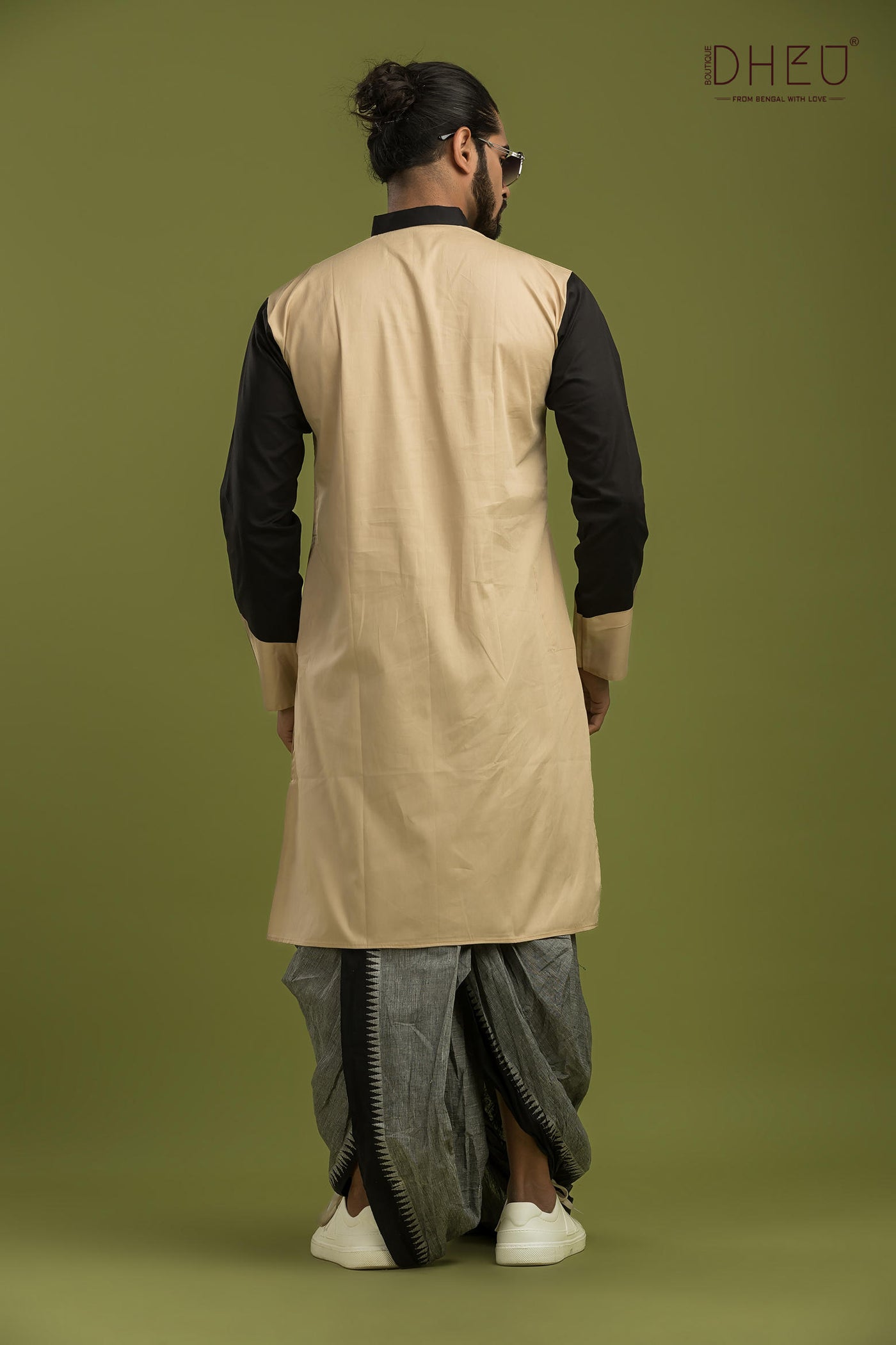 Casual Style Kurta-Dhoti Full Set