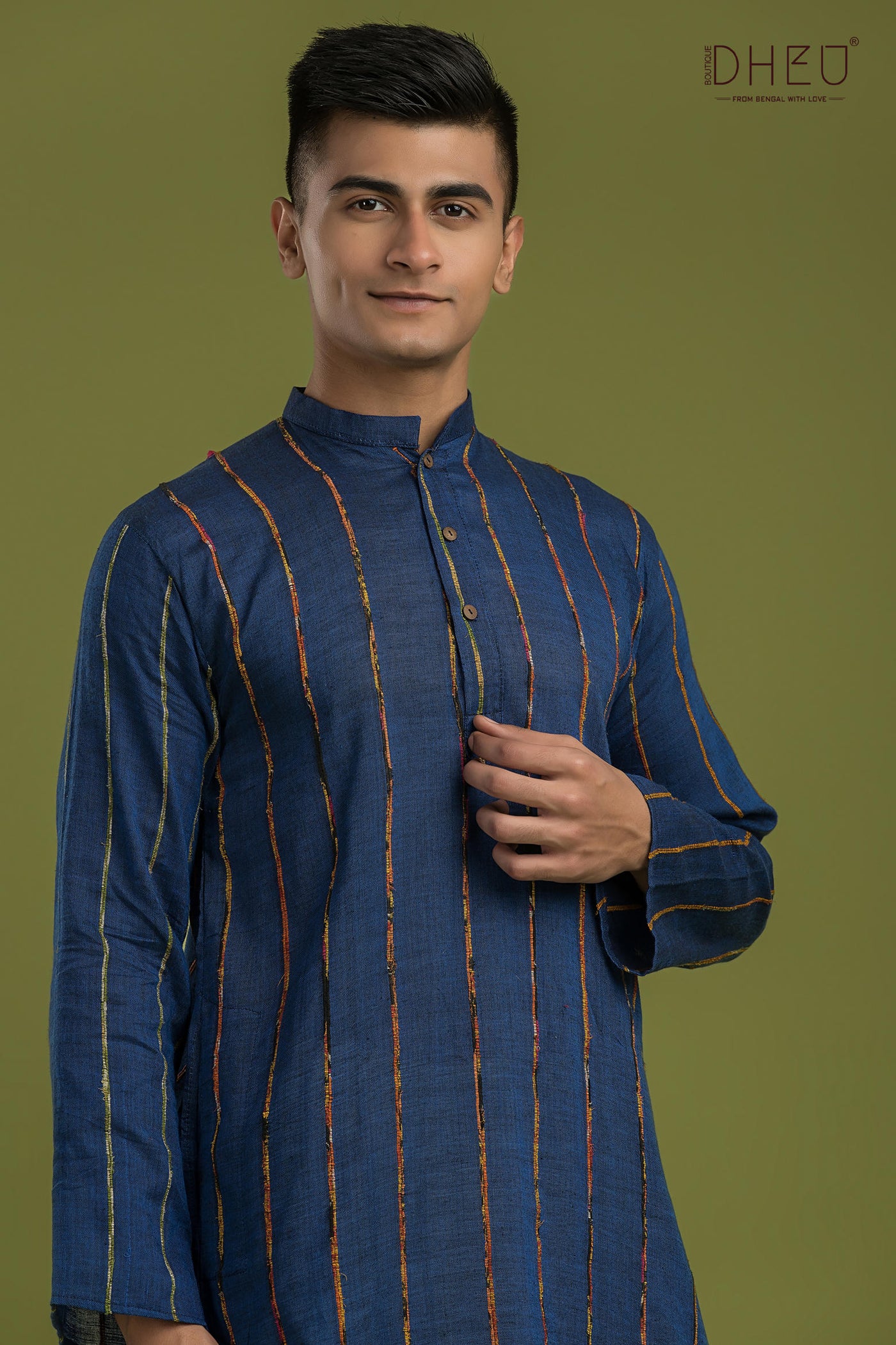 Casual Style Kurta-Dhoti Full Set