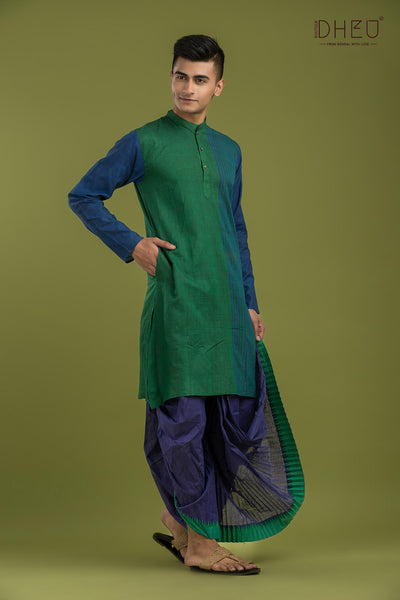 Casual Style Kurta-Dhoti Full Set