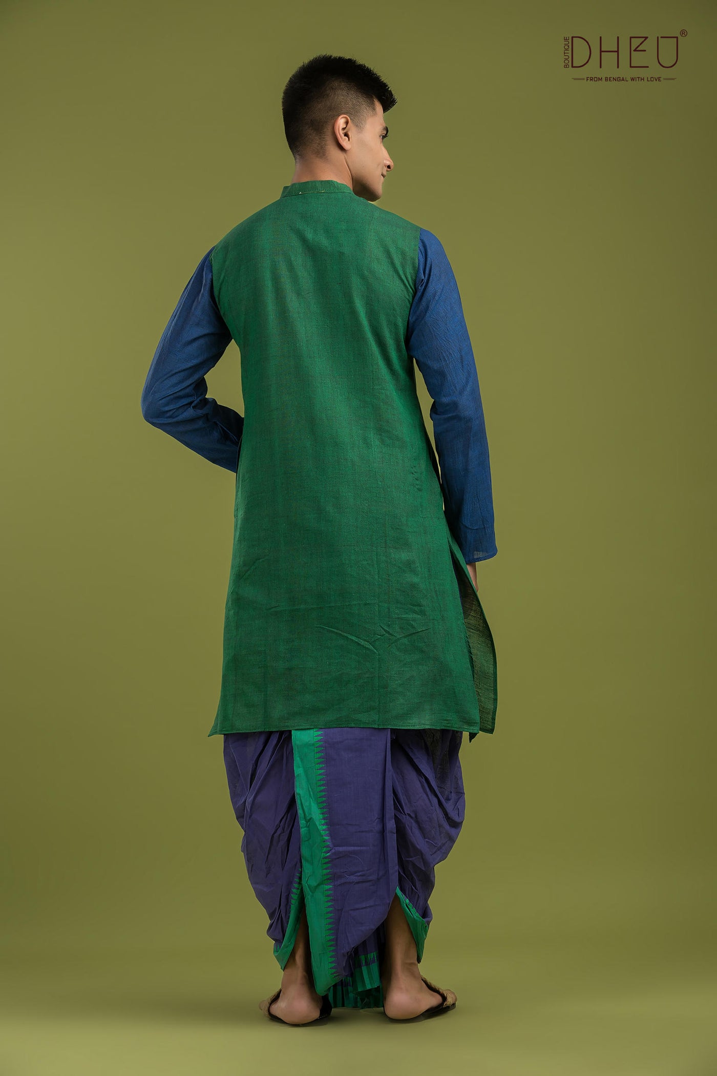 Casual Style Kurta-Dhoti Full Set