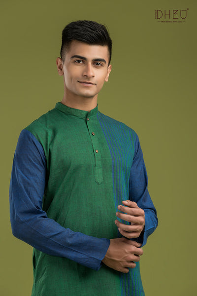 Casual Style Kurta-Dhoti Full Set