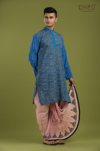 Exclusive Casual Style Kurta-Dhoti Full Set