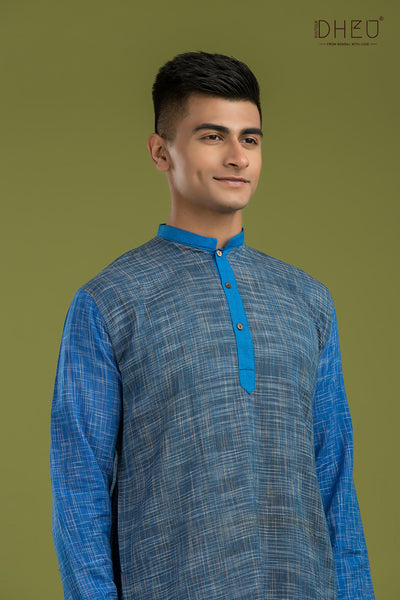 Exclusive Casual Style Kurta-Dhoti Full Set