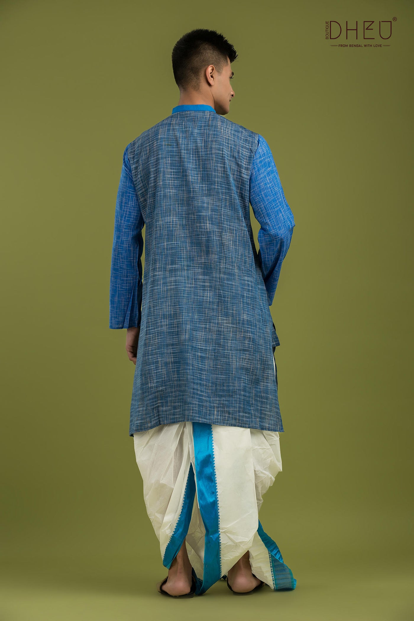 Casual Style Kurta-Dhoti Full Set