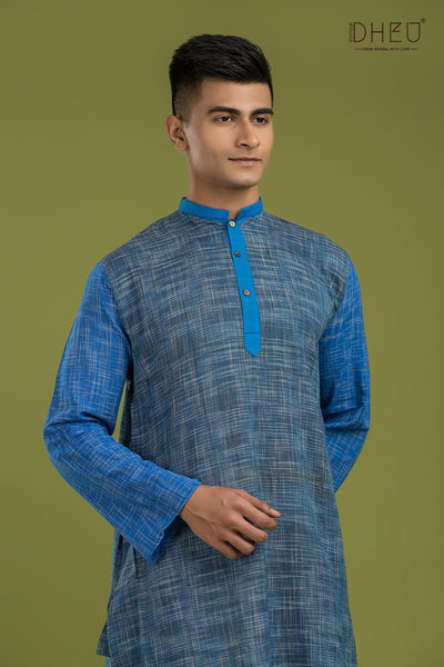 Casual Style Kurta-Dhoti Full Set