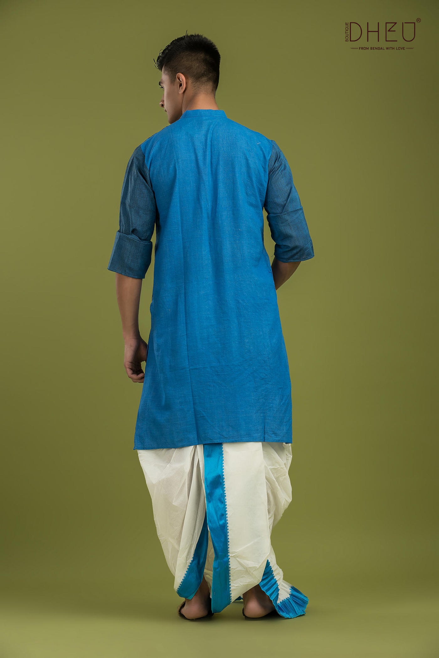 Casual Style Kurta-Dhoti Full Set