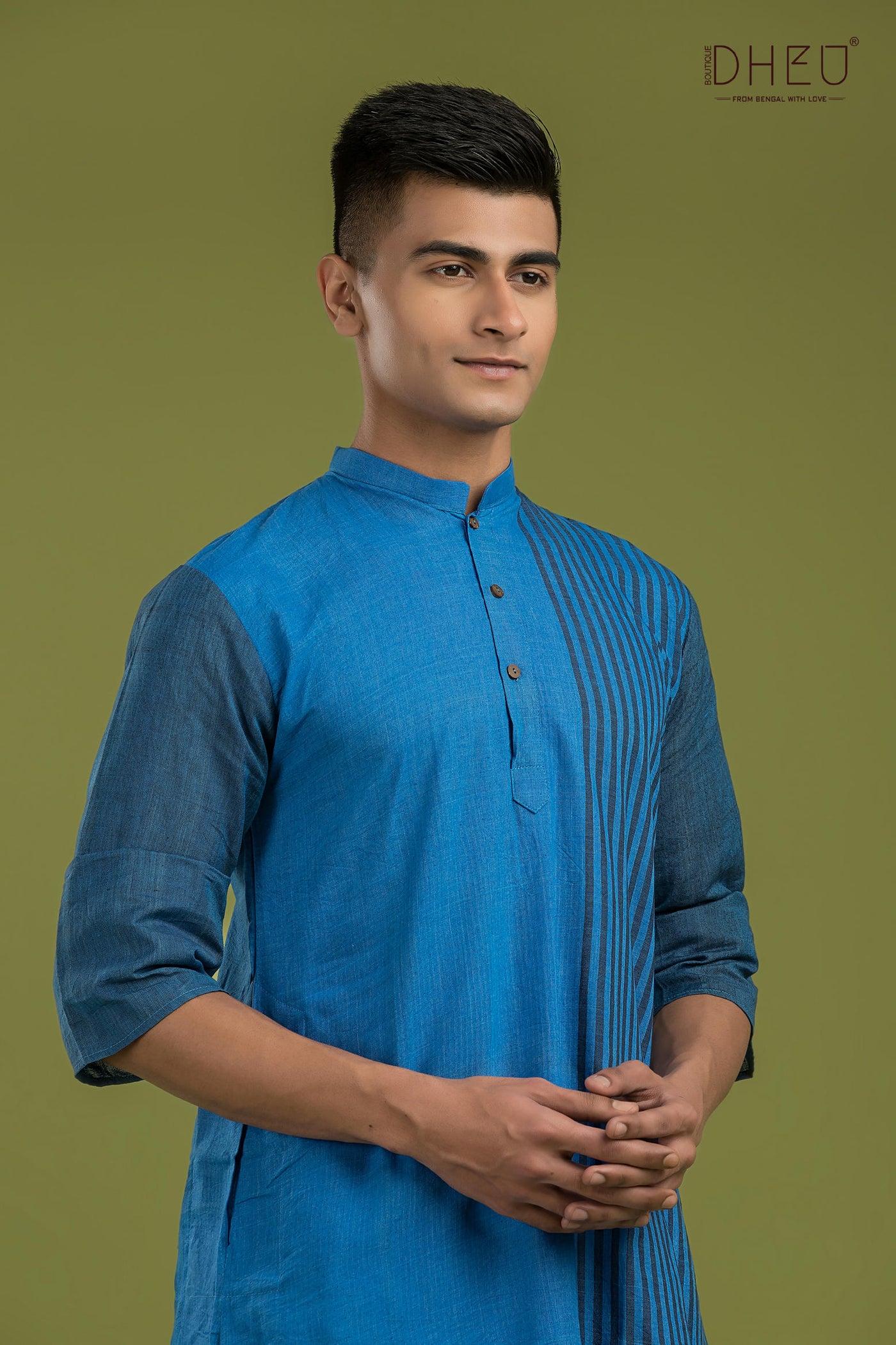 Casual Style Kurta-Dhoti Full Set