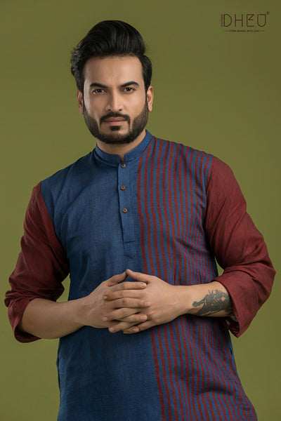 Casual Style Kurta-Dhoti Full Set