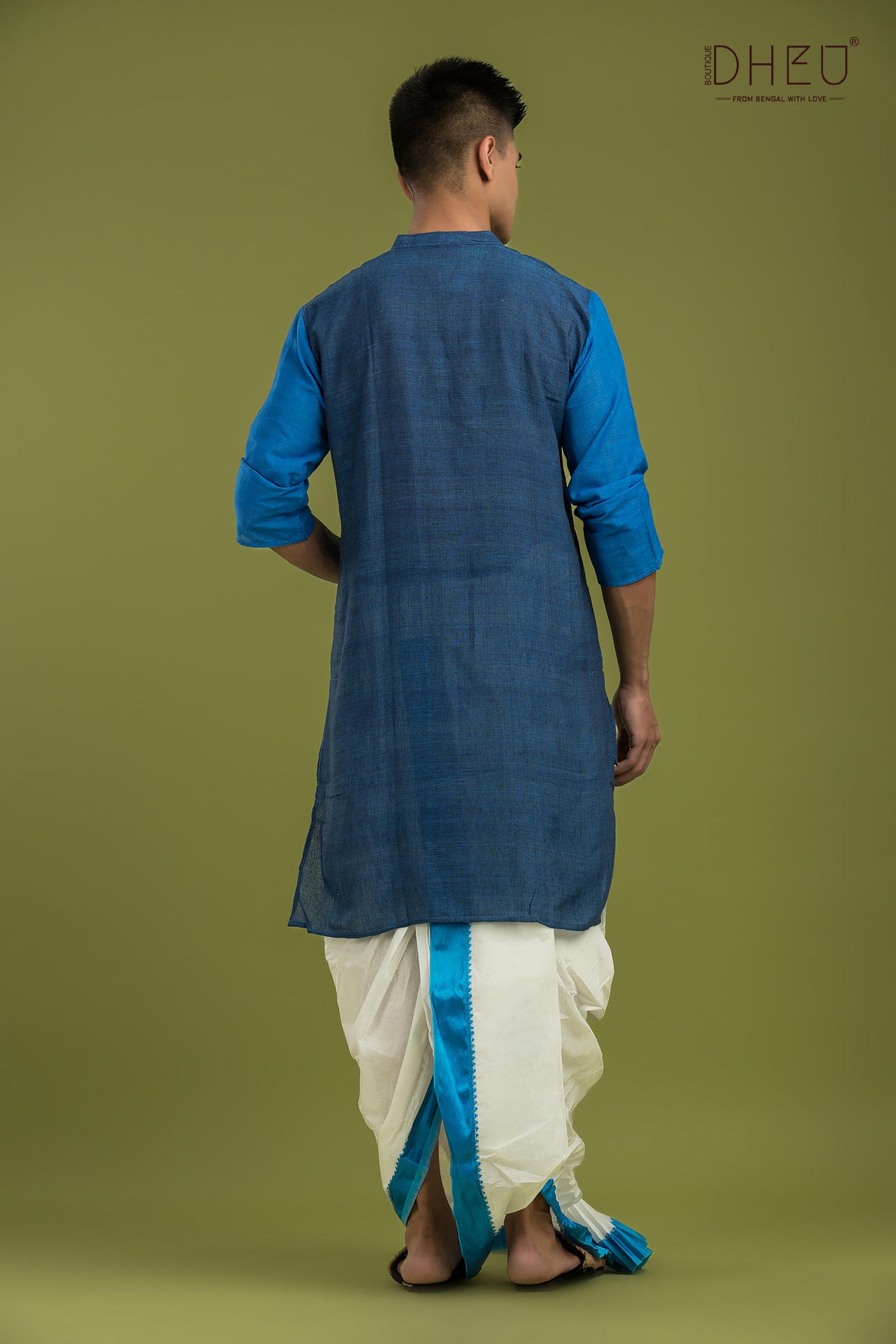 Casual Style Kurta-Dhoti Full Set