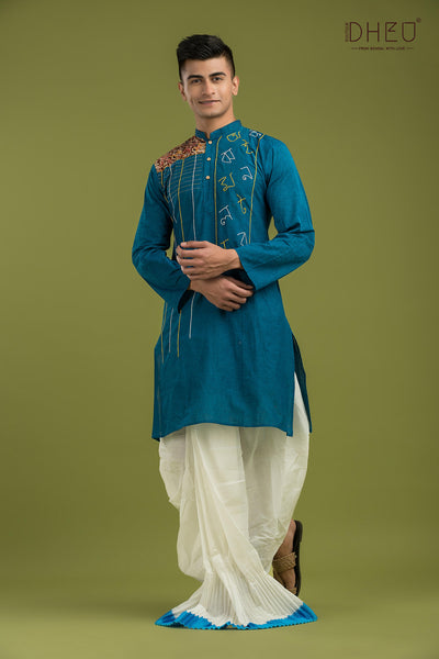 Barno parichay-Casual Style Kurta-Dhoti Full Set