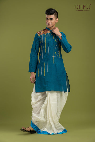 Barno parichay-Casual Style Kurta-Dhoti Full Set