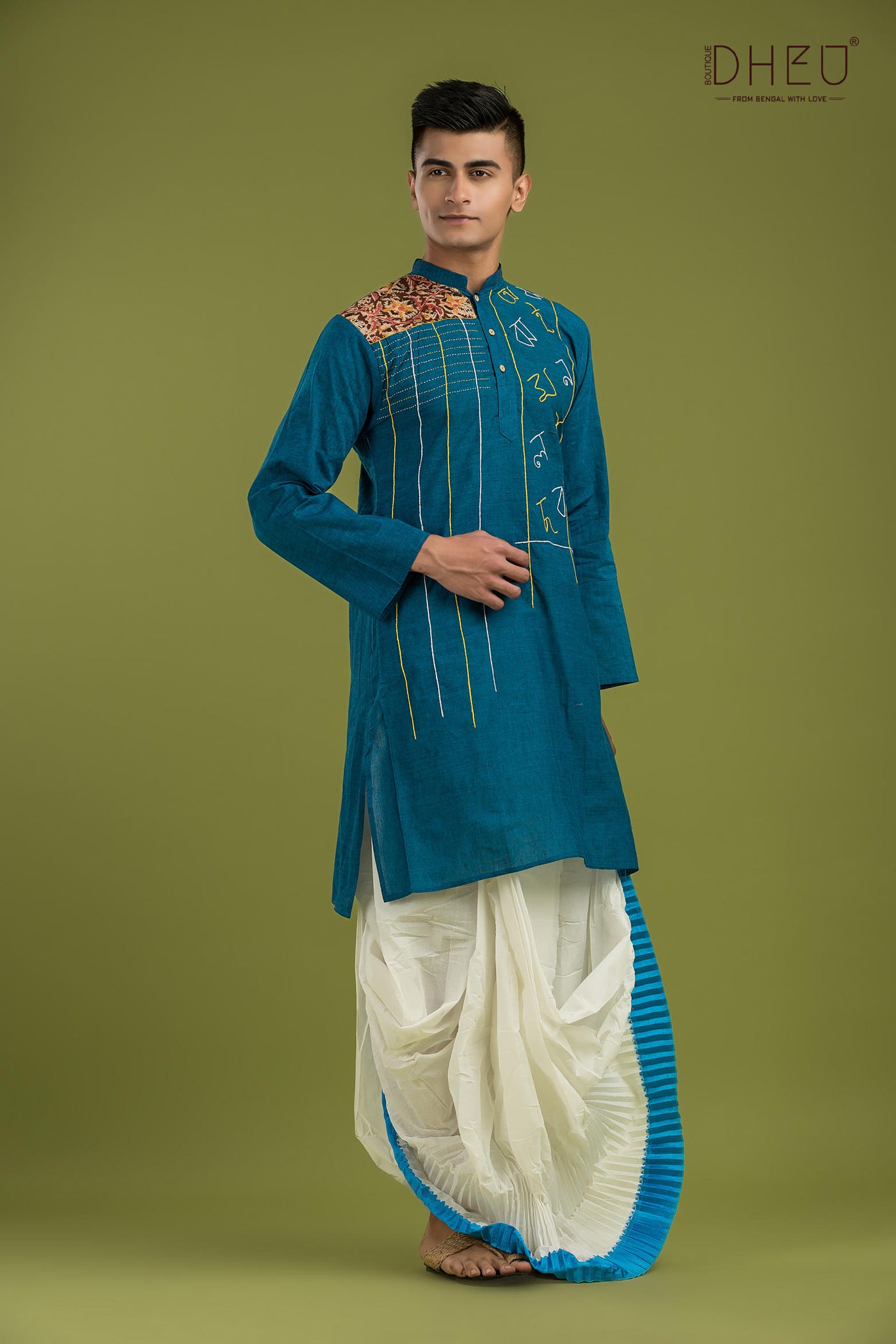 Barno parichay-Casual Style Kurta-Dhoti Full Set