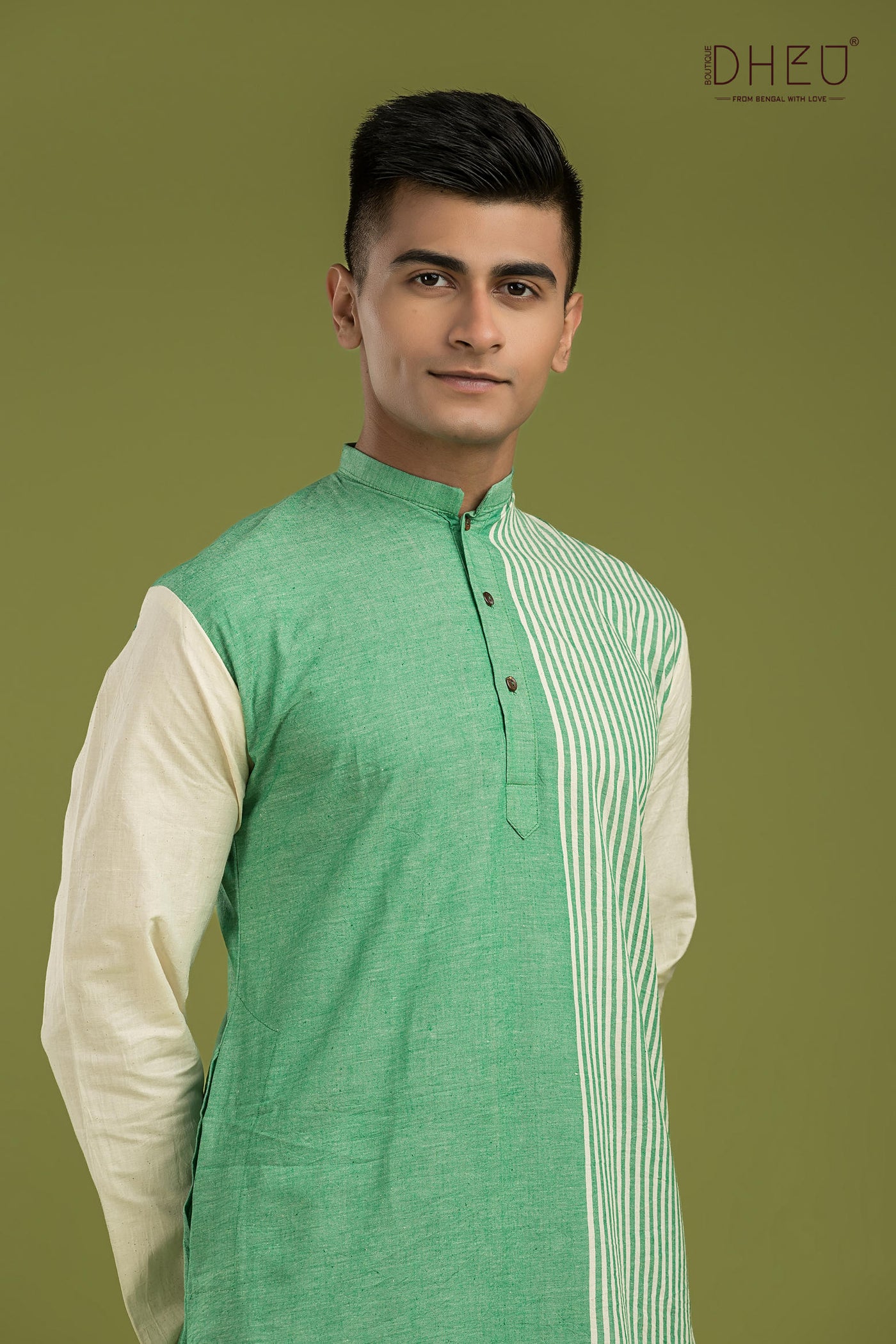 Bullet Bros-Casual Style Kurta-Dhoti Full Set