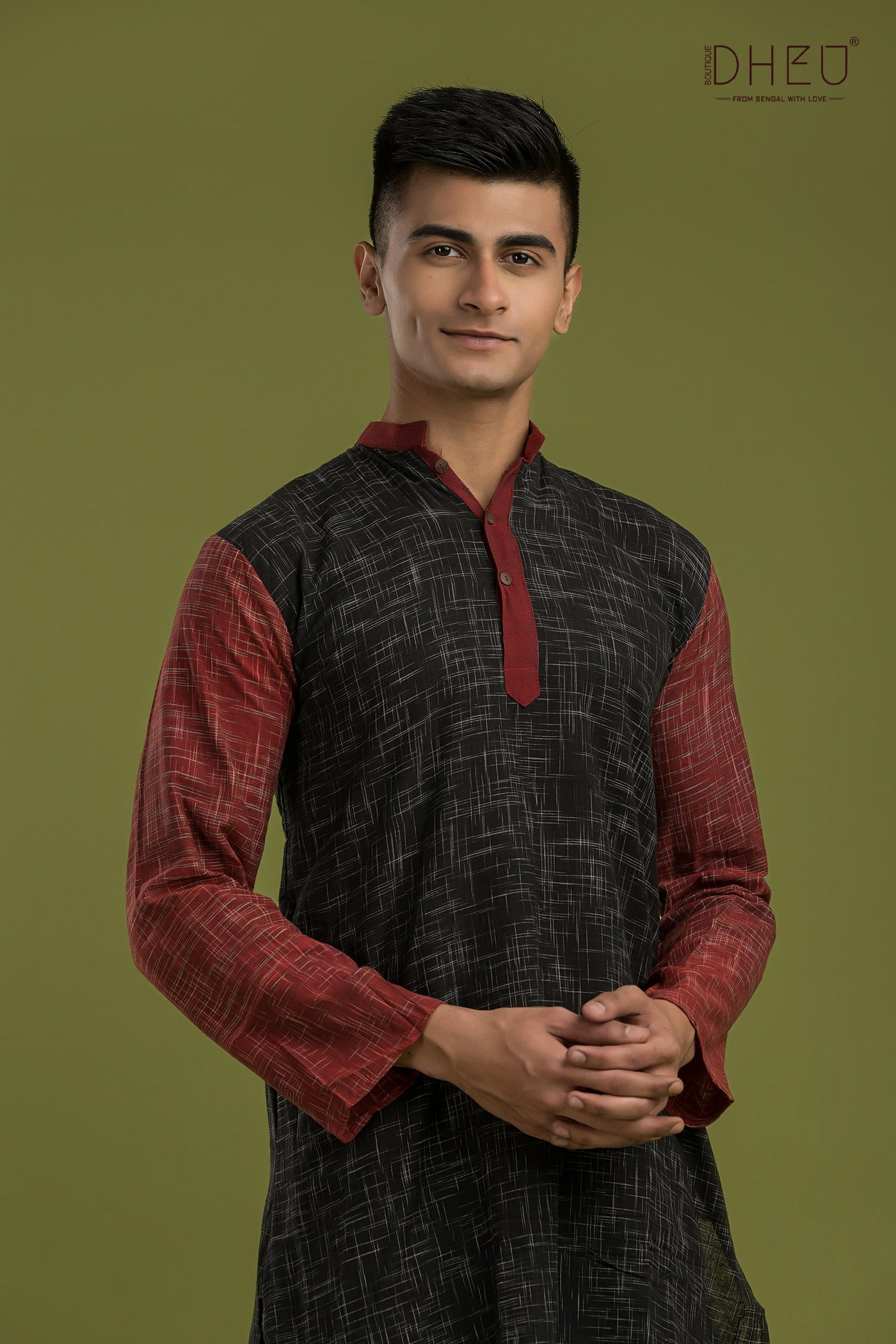 Casual Style Kurta-Dhoti Full Set