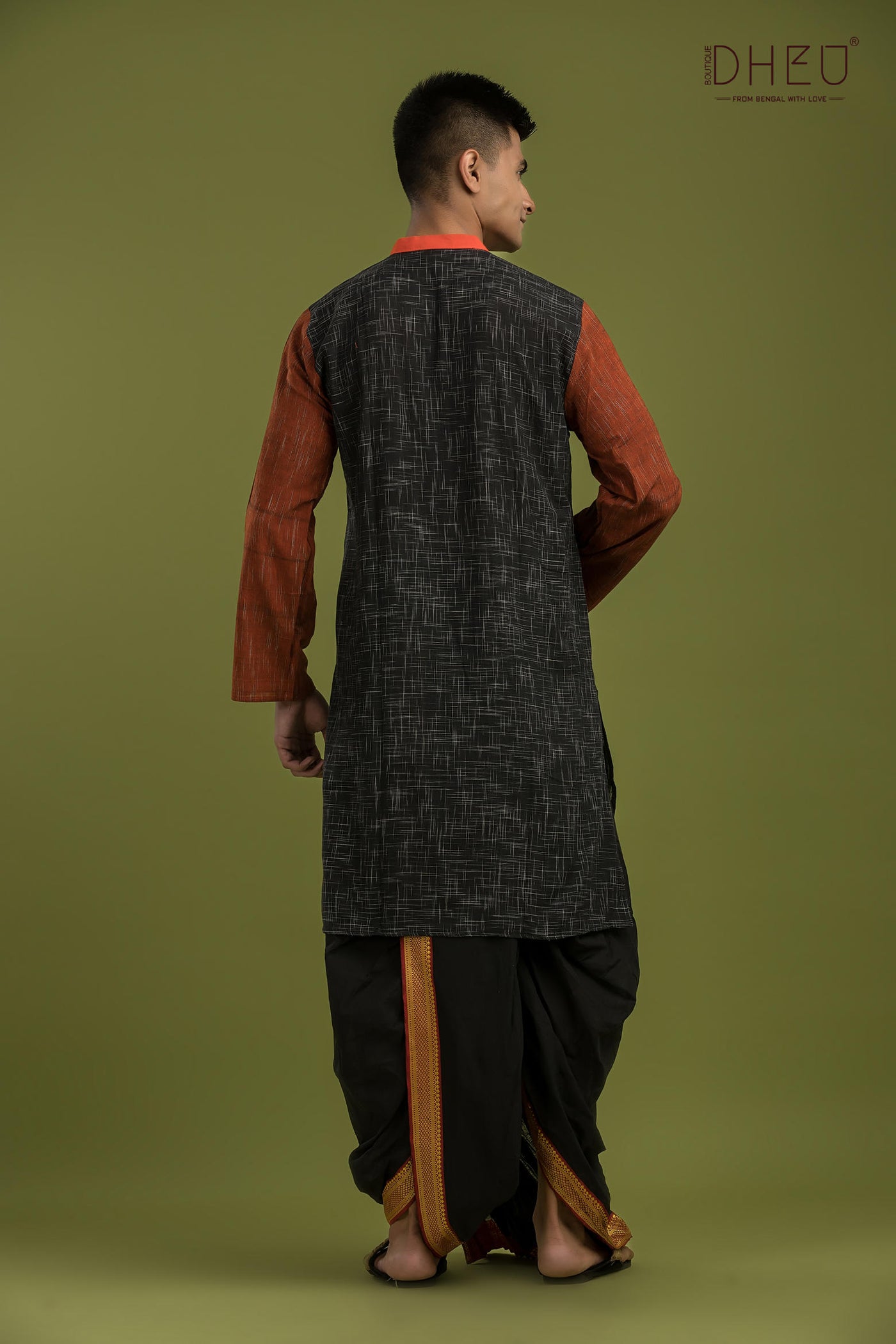 Casual Style Kurta-Dhoti Full Set