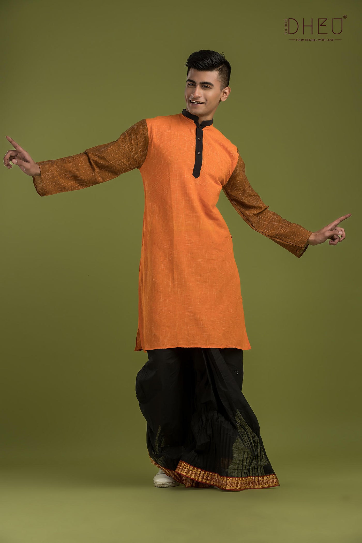 Inspector Chingum-Casual Style Kurta-Dhoti Full Set