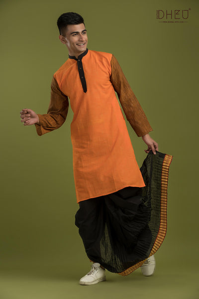 Inspector Chingum-Casual Style Kurta-Dhoti Full Set