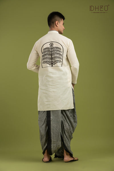 Namakool-Casual Style Kurta-Dhoti Full Set