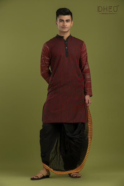 Hostel Daze-Casual Style Kurta-Dhoti Full Set