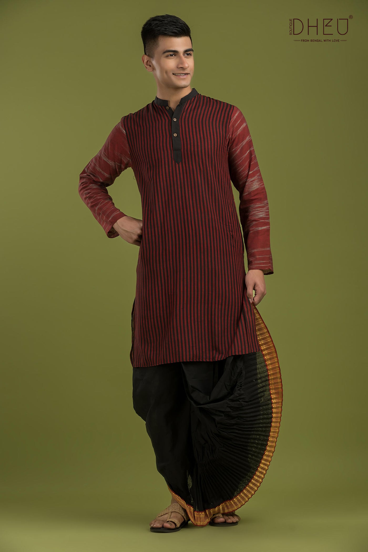 Hostel Daze-Casual Style Kurta-Dhoti Full Set