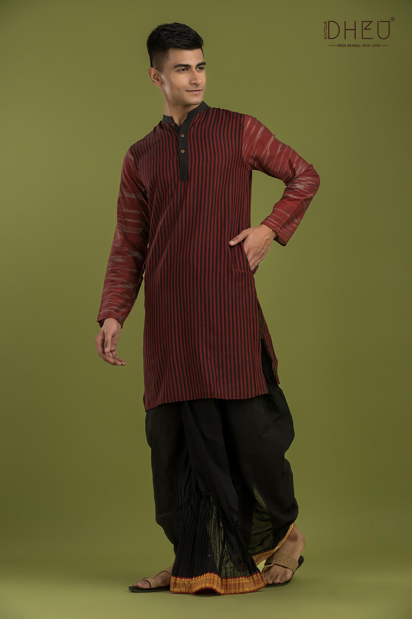 Hostel Daze-Casual Style Kurta-Dhoti Full Set