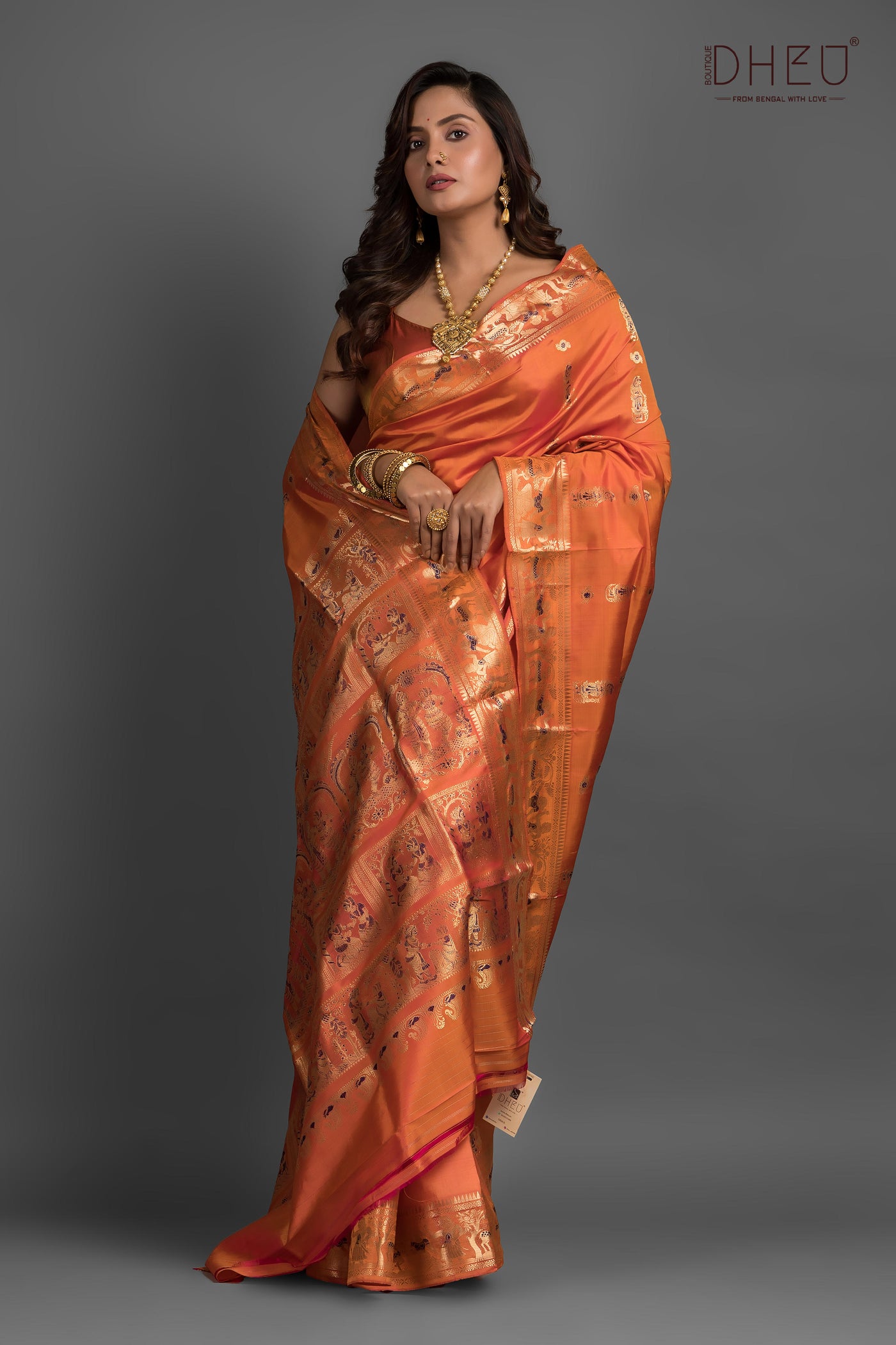 Pure Swarnachari Silk Saree (with silk mark certified)