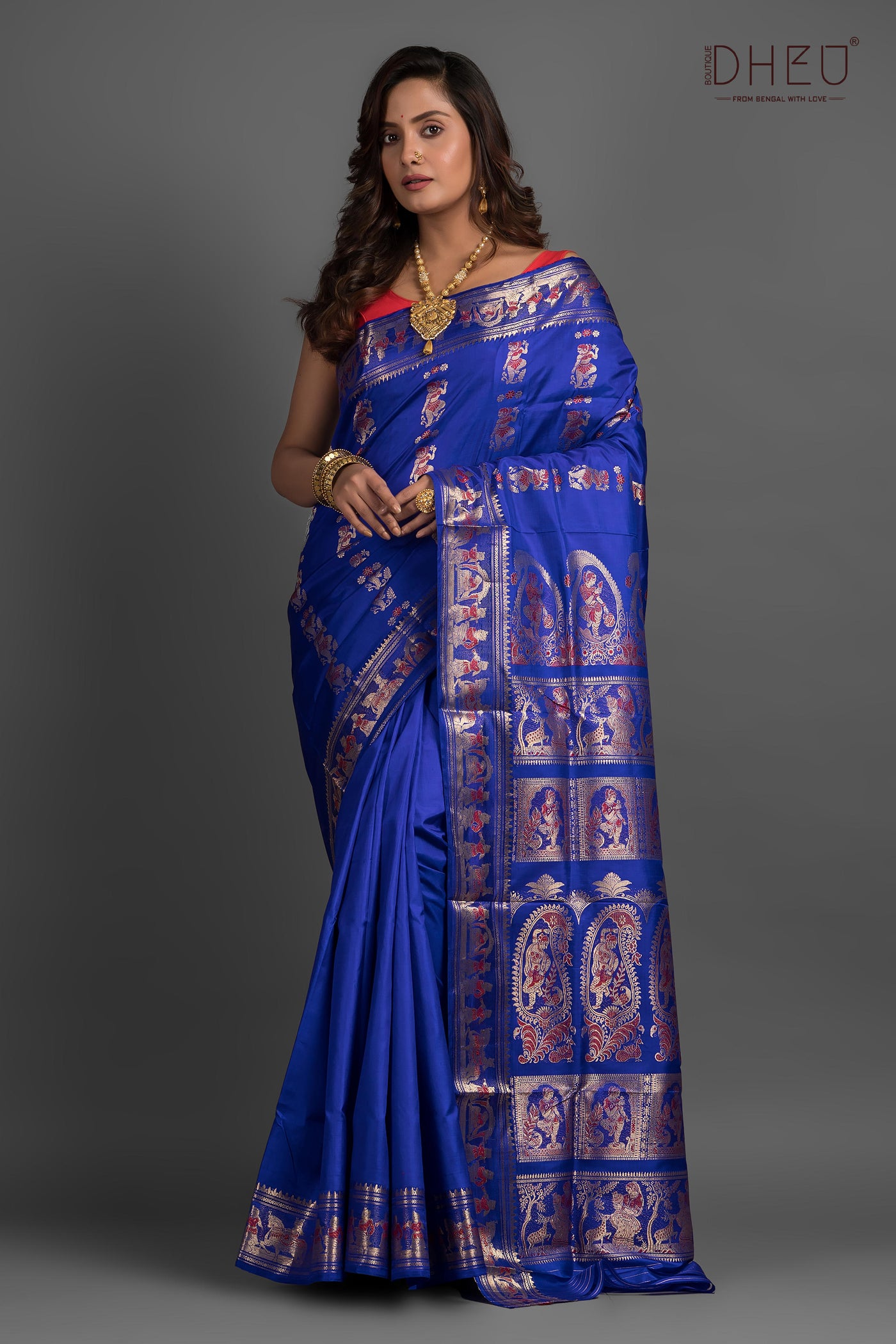 Pure Swarnachari Silk Saree (with silk mark certified)