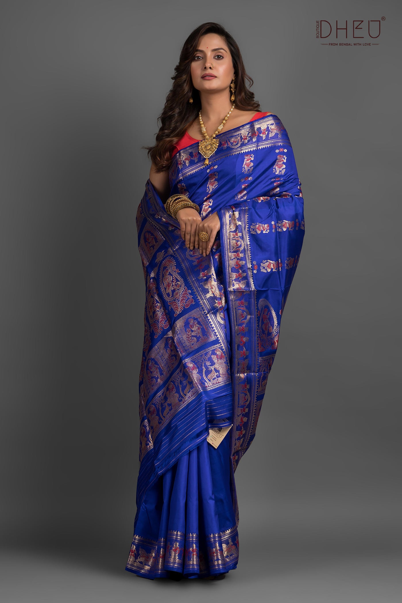 Pure Swarnachari Silk Saree (with silk mark certified)