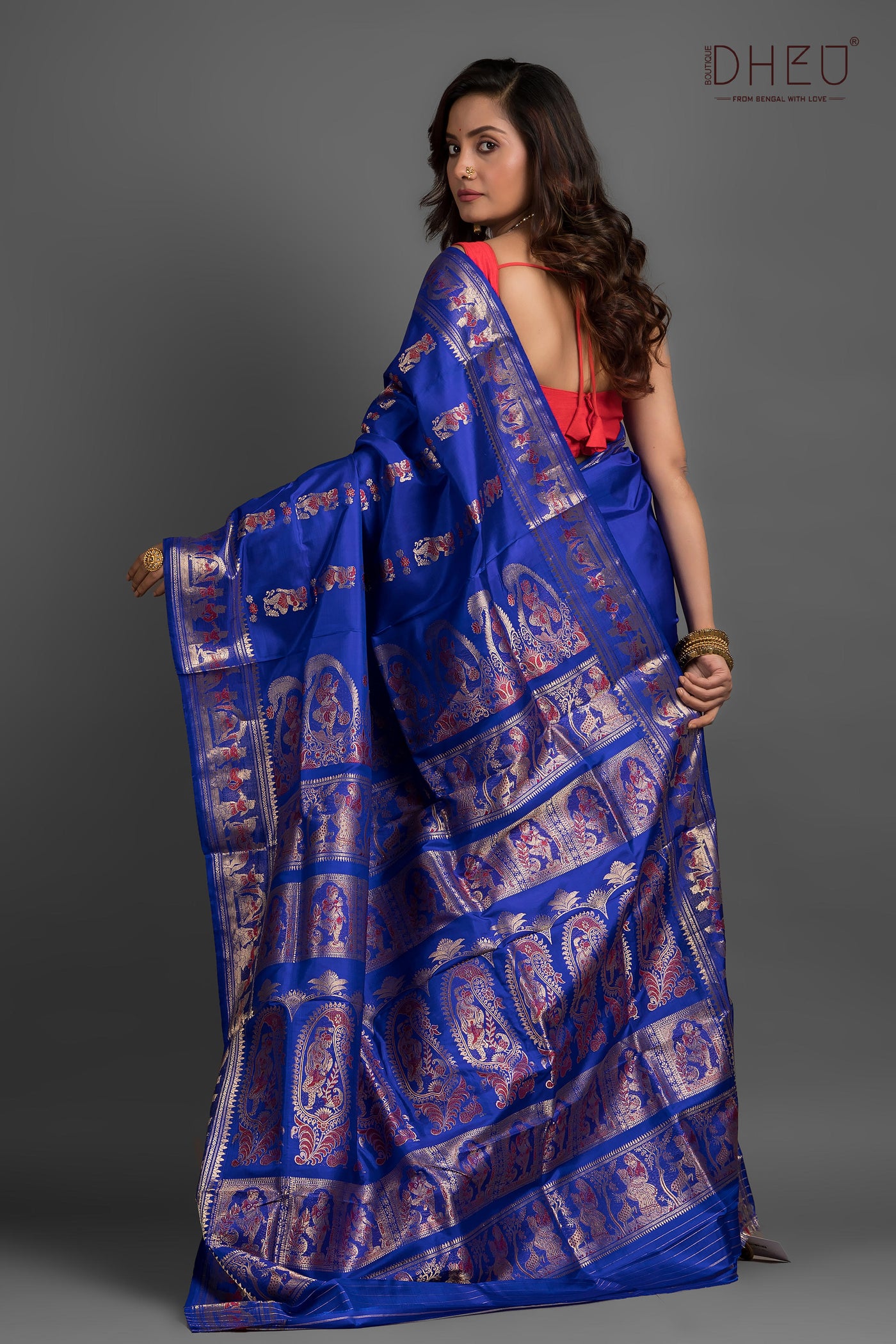 Pure Swarnachari Silk Saree (with silk mark certified)