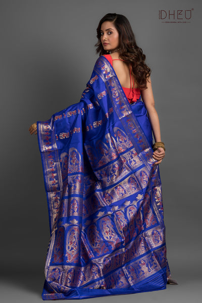 Pure Swarnachari Silk Saree (with silk mark certified)