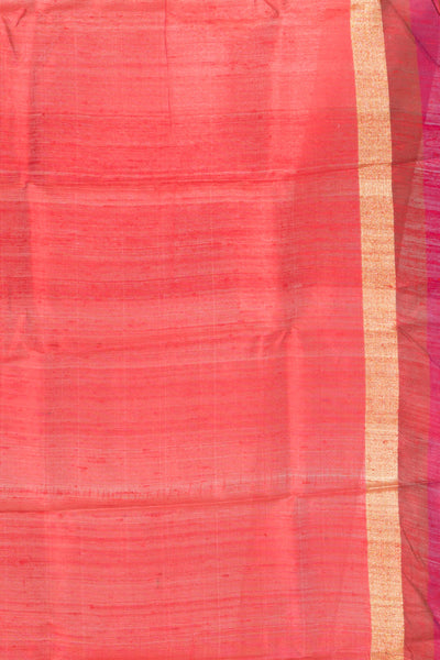 Ganga Jamuna- Pure Tussar Silk Saree (Silk Mark Certified)