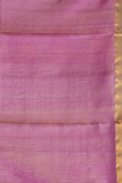 Pure Tussar Allover Weaving Saree (Silk Mark Certified)