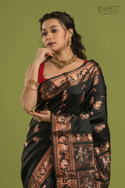 Pure Swarnachari Silk Saree (with silk mark certified)