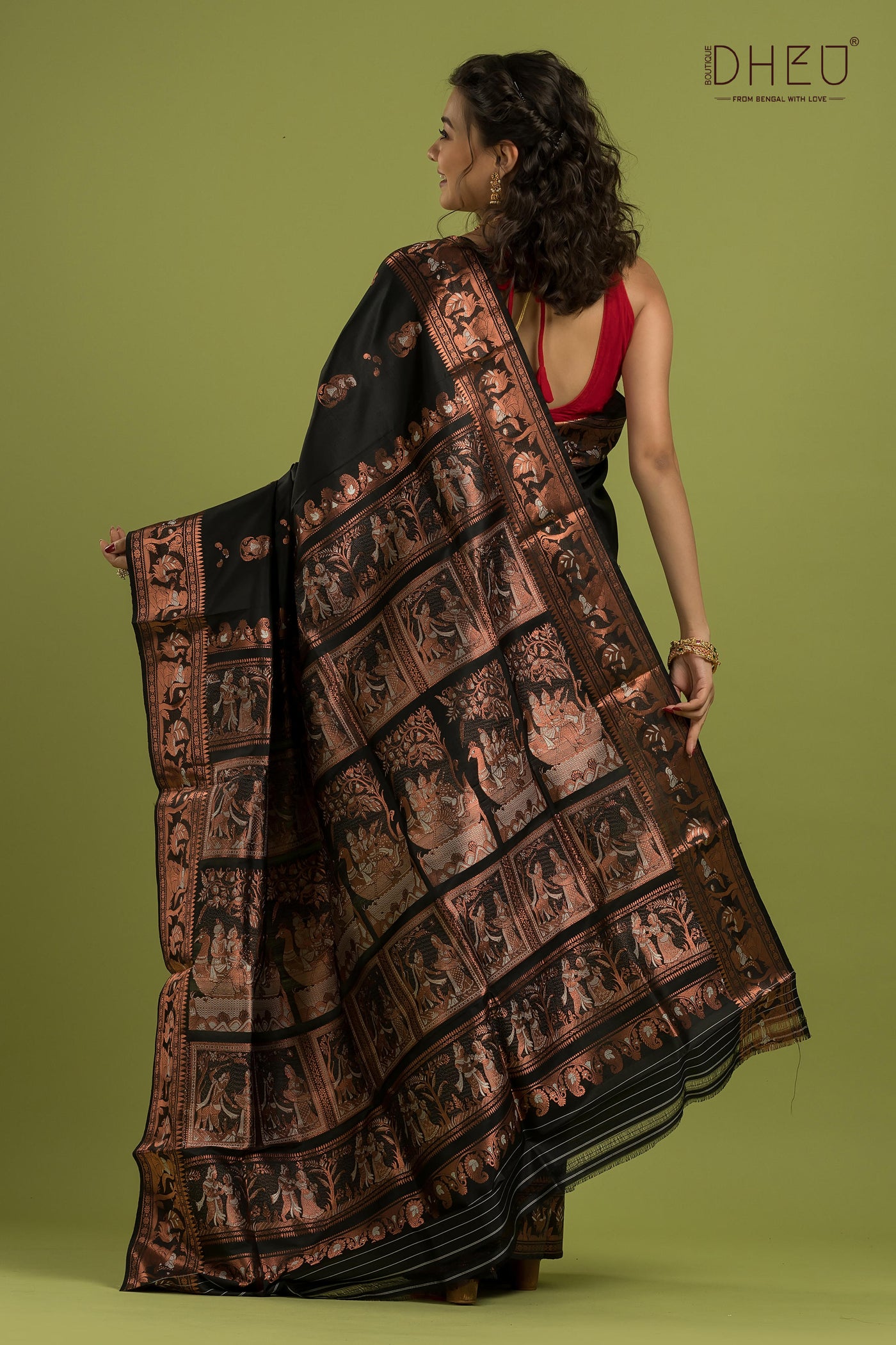 Pure Swarnachari Silk Saree (with silk mark certified)