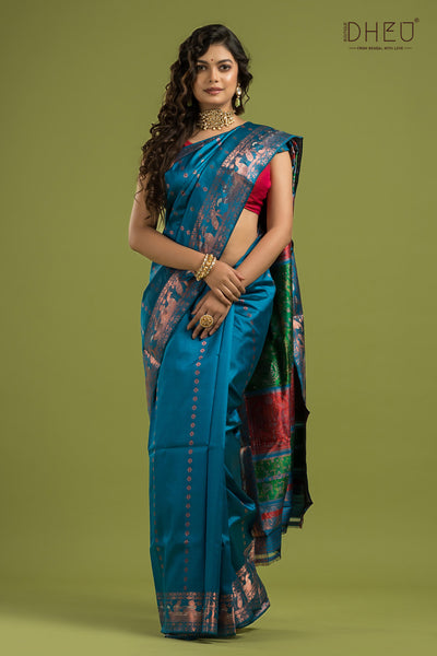 Pure Swarnachari Silk Saree (with silk mark certified)