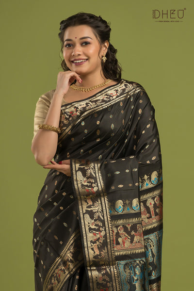 Pure Swarnachari Silk Saree (with silk mark certified)