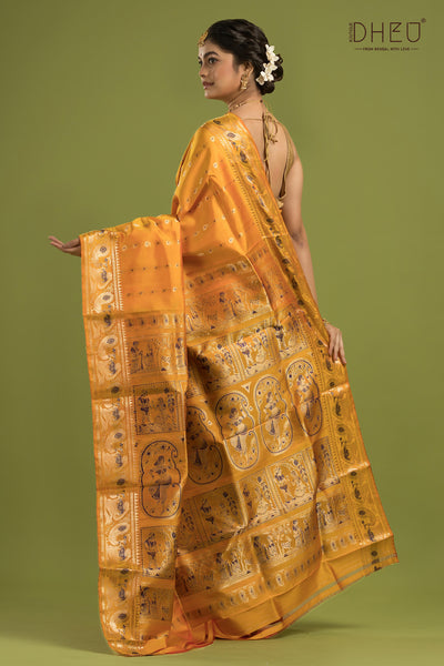 Pure Swarnachari Silk Saree (with silk mark certified)