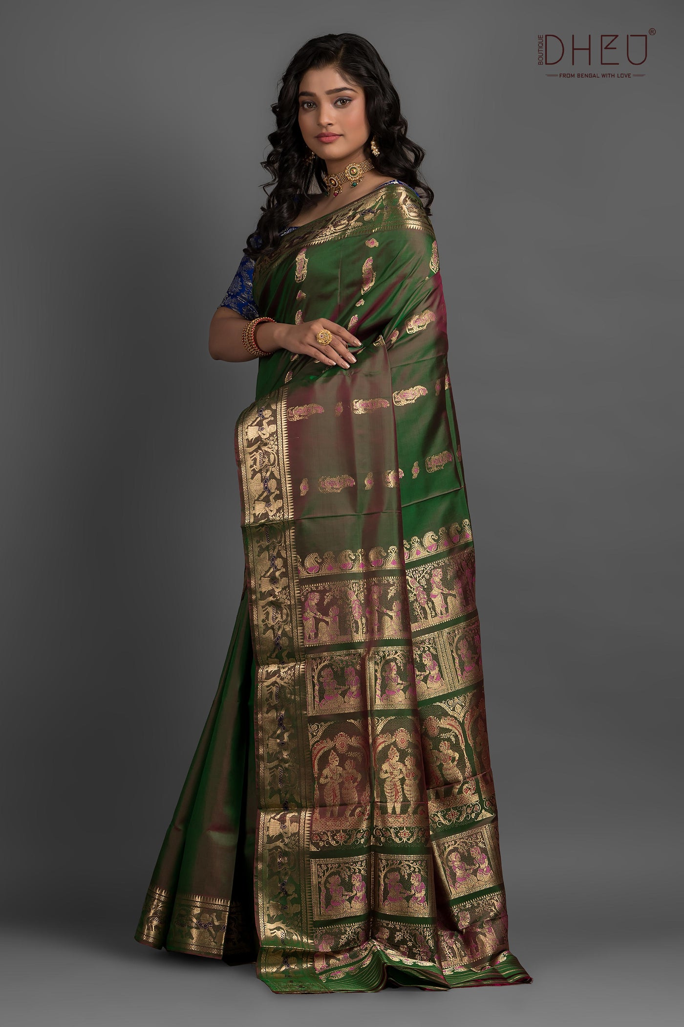 Pure Swarnachari Silk Saree (with silk mark certified)