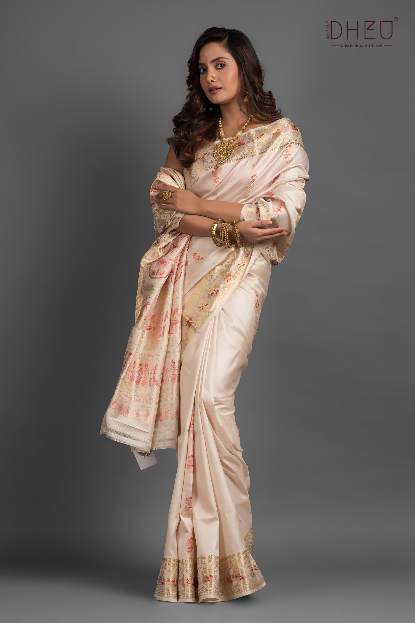 Pure Swarnachari Silk Saree (with silk mark certified)