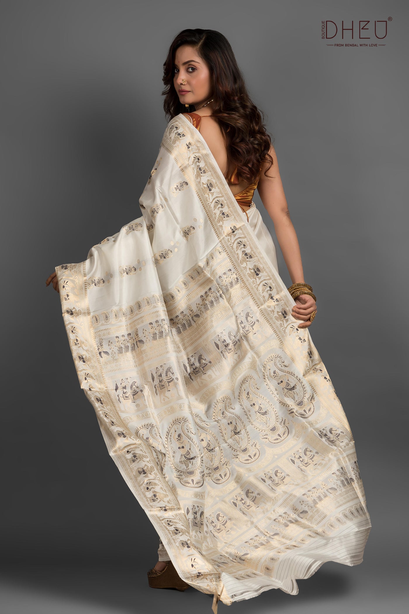 Pure Swarnachari Silk Saree (with silk mark certified)