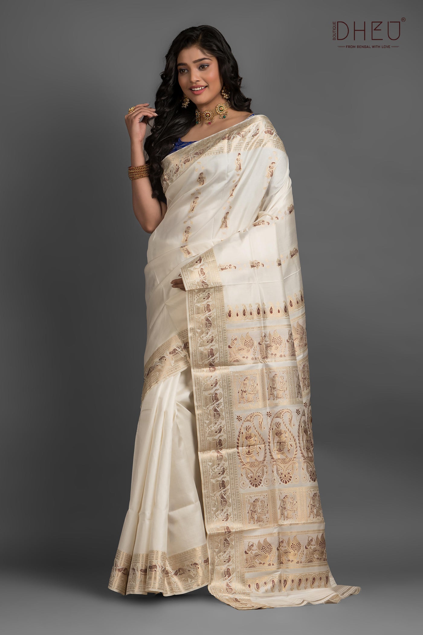 Pure Swarnachari Silk Saree (with silk mark certified)