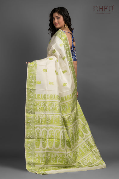 Pure Baluchari Silk Saree (with silk mark certified)