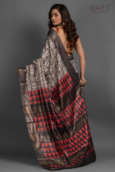 Exclusive Ghicha Silk Saree