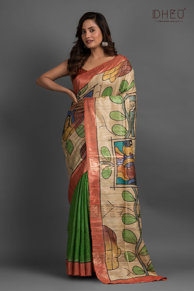 Exclusive Ghicha Silk Saree