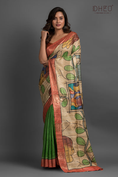 Exclusive Ghicha Silk Saree