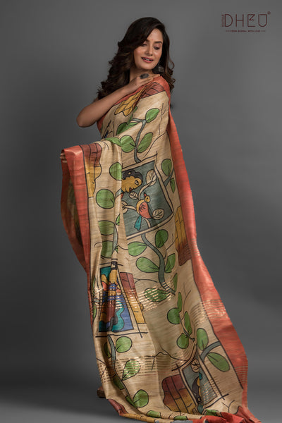 Exclusive Ghicha Silk Saree